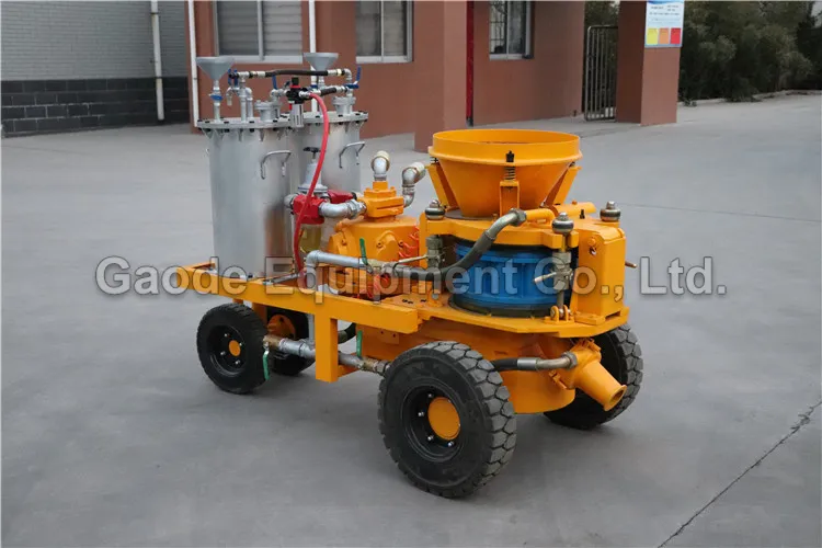 Gaodetec GSZ3000A 5m3/h pneumatic Shotcrete Machine for sale